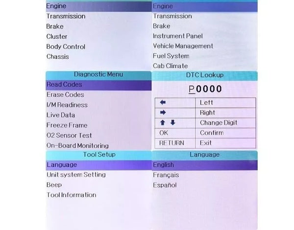 Bobcat Excavator Compatible Diagnostic Scan Tool Fault Code Reader