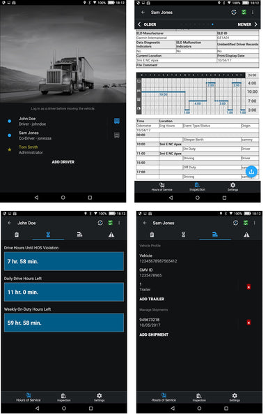 Freightliner Truck Electronic Logger Device ELD