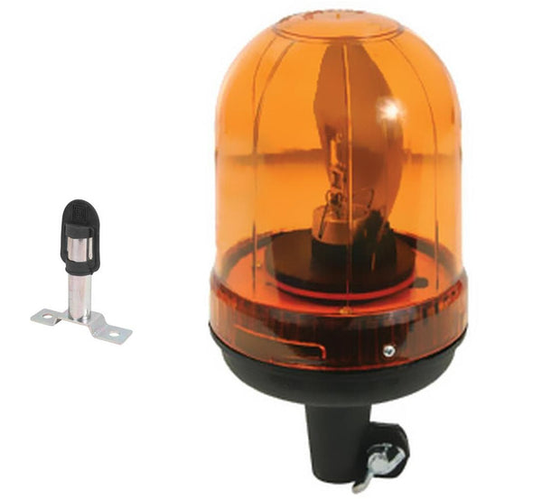 Warning Beacon Light and Bracket for Case IH Tractor