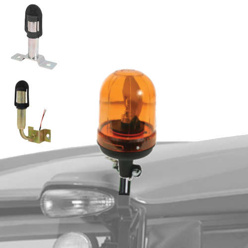 Warning Beacon Light and Bracket for Claas Tractor