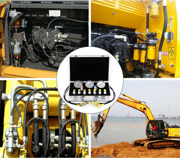Hydraulic Pressure Test Kit for John Deere Excavator