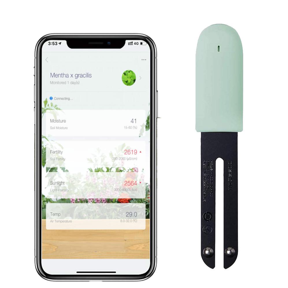 Lime Smart Plant Monitor Soil Moisture, Light, Nutrient Meter – Trendorass