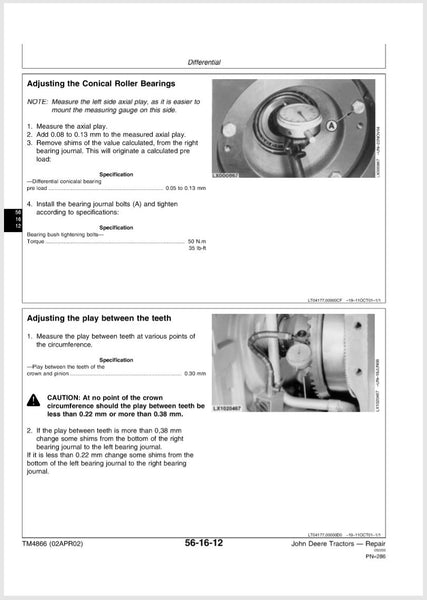 Repair & Service Manual For John Deere Backhoe-Loader Tractor – Choose Your Tractor (Instant Access)