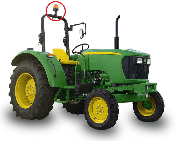 Warning Beacon Light and Bracket for Claas Tractor