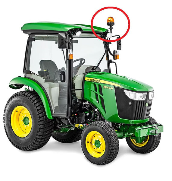 Warning Beacon Light and Bracket for Claas Tractor